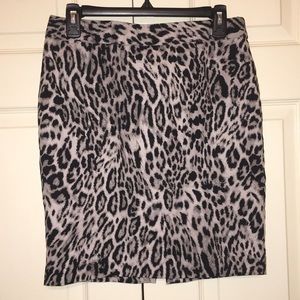 Animal print skirt